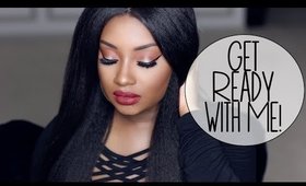 Get Ready with Me | Fiery Fall Look! (Makeup)