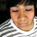 Pink Ombre look