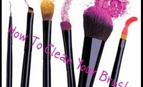 How To: Clean your makeup brushes