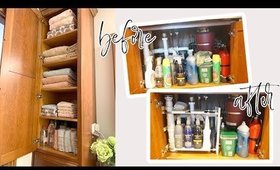 Getting Organized (Under the Sink & Linen Closet) | Charmaine Dulak