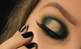 Green and Gold Holiday/Festive Glam | Eimear McElheron