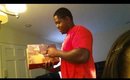 Anthony opens his gift