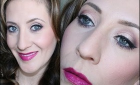 Neutral Eyes & Magenta Lips | Makeup Geek Look