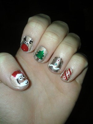 nice and easy christmas nails