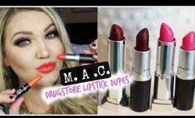 21 MAC LIPSTICK DUPES | DRUGSTORE DUPES 2015