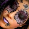 Purple & Black Smokey Spider Web Eyes