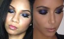 Purple Glam (Kim Kardashian) Makeup Tutorial | Bianca Renee Beauty