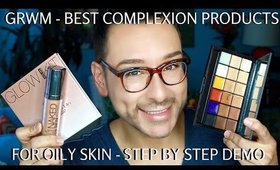 Best Makeup Products for Oily Skin | GRWM My Go To Complexion Products - mathias4makeup