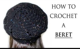 Easy Crochet Beret Hat