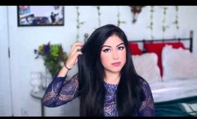 Messy Side Braid Hair Tutorial