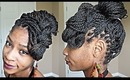 ✄Hair| Part 2: Faux Side Bang Updo Tutorial- Senegalese Twists Edition