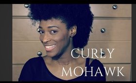 My Quick & Easy Curly Mohawk - TotalDivaRea