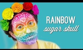 Rainbow Sugar Skull