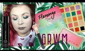 Violet Voss Flamingo GRWM plus new makeup Morphe, Pixi, Jeffree Star