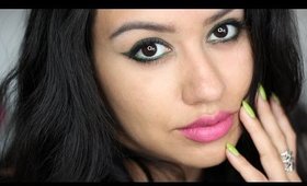 Bold Eyes and Bold Lips Makeup Look