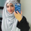 Eid inspired hijab look with headpiece
