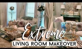 DIY LIVING ROOM MAKEOVER On A Budget | Before + After Transformation