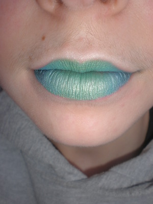 My favourite feature of the mermaid/alien make up I did
