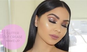 Getting Ready Glitter Cut Crease Makeup Tutorial Drugstore/Highend