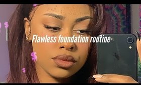 How I get my foundation to look FLAWLESS | chandriax