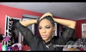 Styling Poetic Justice Braids/Box Braids