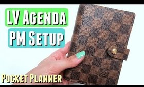 Louis Vuitton Agenda PM Setup | Pocket Planner | LV agenda
