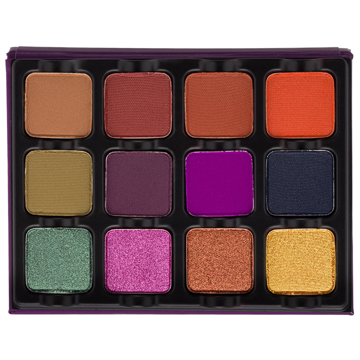 Viseart Dark EDIT Eye Shadow Palette alternative view 1 - product swatch.