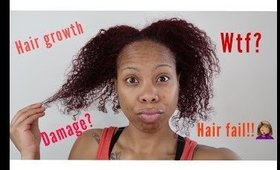 WTF?!!Throw the whole head away!! Damage, Hair growth, Struggle, Hair FAIL!