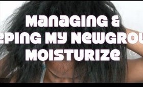 Managing & Keeping My NewGrowth Moisturize/Jewemint Giveaway