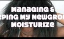 Managing & Keeping My NewGrowth Moisturize/Jewemint Giveaway