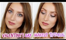 Romantic + Wearable Valentine's Day Makeup Tutorial | vlogwithkendra