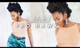 Co-Wash + Style | Natural Hair Mohawk Video Tutorial