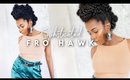 Co-Wash + Style | Natural Hair Mohawk Video Tutorial