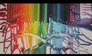 DIY: Melted Crayons with a 'Live' Stencil :)