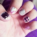 Barbie inspired Nails