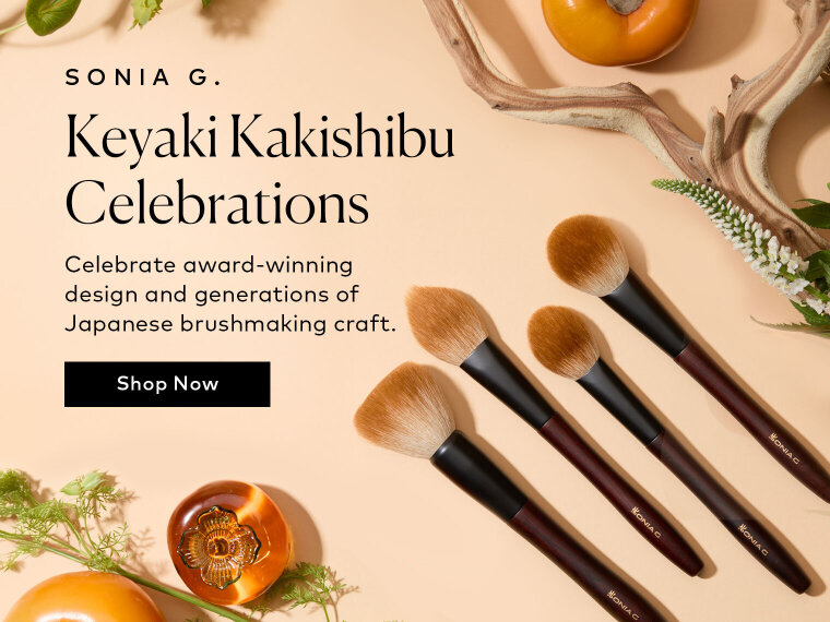 Sonia G.’s newest brushes bring together award-winning design and generations of Japanese brushmaking craft in one limited release. Shop the Keyaki Kakishibu Celebrations Set on Beautylish.com