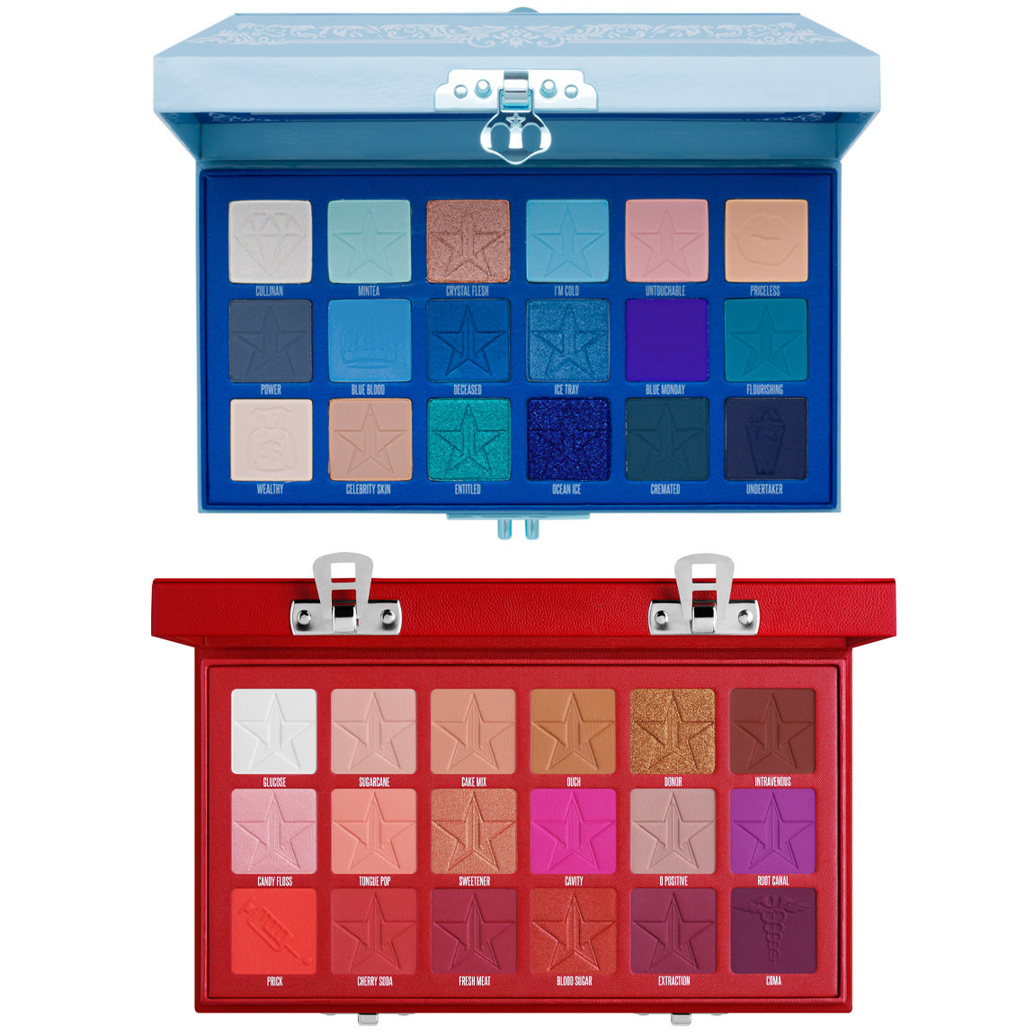 Jeffree Star Cosmetics Blue Blood & Blood Sugar Eyeshadow Palette Bundle alternative view 1.