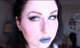 MORTICIA IN SPACE TUTORIAL (DOTTED EYELINER)