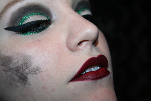 Makeup inspired from the house of Slytherin