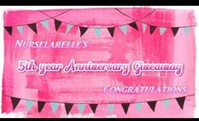 Nurselarelle's 5th Year Anniversary on YouTube ~ Congrats!!~