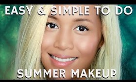 Extremely Easy 10-Minute Simple Summer Makeup Routine Step by Step - mathias4makeup