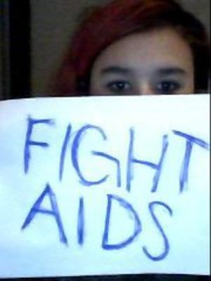 My profile picture for World AIDS Day. </3