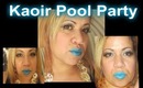 Kaoir Lipstick Pool Party Swatches on Lips