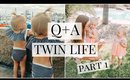 Q+A: Twin Life Part 1 (3rd baby, daily routine, twinmom mentality) | Kendra Atkins