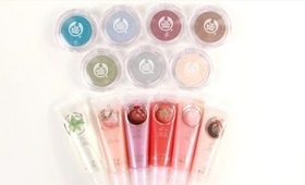 The Body Shop Review: Color Crush Eyeshadows & Lip Glosses