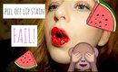 PEEL OFF LIP STAIN FAIL! | FIRST IMPRESSIONS | BeautyFixxation