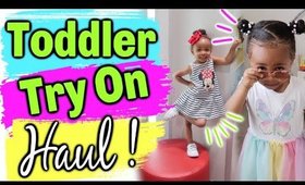 This Young Lady is a STAR! Toddler Try On Haul | Rymingtahn's Real Life