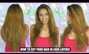 HOW TO CUT LONG LAYERS IN YOUR HAIR! │ HAIRCUTTING TUTORIAL