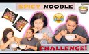 ♡ ♡ ♡ Half-Spicy Noodle Challenge feat. HelloDbo || Sassysamey♡ ♡ ♡