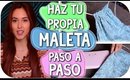Como Hacer Una Maleta ♥ / Mochila DIY | Kika Nieto